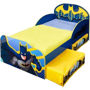 Moose Toys Kinderbett Batman, Leicht zusammenzubauen, Abmessungen: 142 x 77 x 63 cm