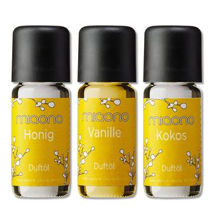 Duftöl Set - So Sweet- feiner Raumduft - Kokosnuss, Vanille, Honig - Aromaöl für Duftlampe und Diffuser von miaono