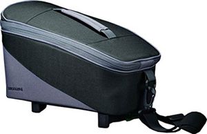 Racktime System Tasche Talis schwarz grau mit Snapit Adapter Größe 23x18x37cm 8l