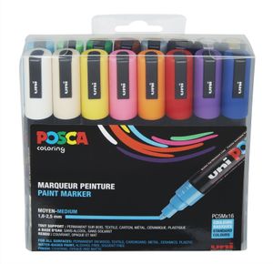 POSCA Pigmentmarker POSCA PC-5M 16er Box