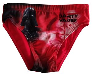 Star Wars Darth Vader plavky, dětské plavecké kalhotky, chlapecké červené, velikost 128 cm