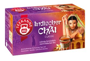 Teekanne Indischer Chai Classic würzig fernöstlich Schwarztee 40g
