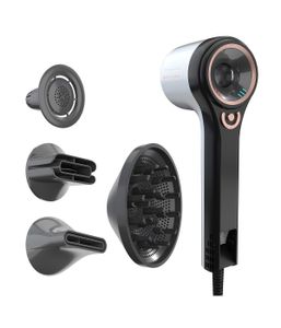 Invictus Haartrockner Hair D7 mit Ionen Funktion 5 tlg., Föhn Reiseföhn mit Plus Care Technologie Hitzeschutz, 5 Temperatur- und 3 Luftstromstufen