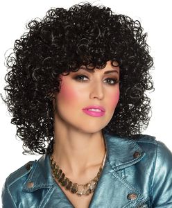 Boland 86240, Karnevalskostüm-Perücke, Erwachsener, Weiblich, Polyester, Schwarz, 250 g