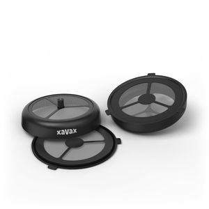 xavax® nachfüllbare Kaffeepads schwarz 2 St.