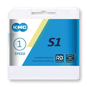 KMC Kette S1 Wide RB 1/2 x 1/8, 112 Glieder, 8,6 mm, silber