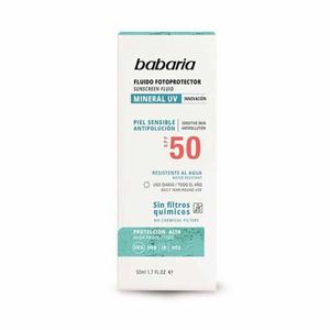 Babaria Sonnenschutzmittel Flüssigkeit Gesichtscreme SPF50