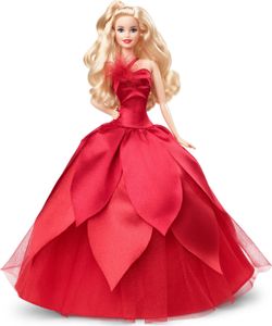 Barbie Vánoční panenka Blondýnka 2022