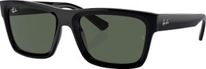 Ray-Ban Warren Biobasierte rechteckige Sonnenbrille, Schwarz One Size Ray-Ban Warren Biobasierte rechteckige Sonnenbrille, Schwarz One Size