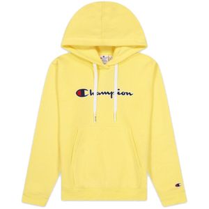 Champion Sweatshirts Wmns Organic Cotton Blend Script Logo Hoodie, 114461YS105BAN, Größe: 168