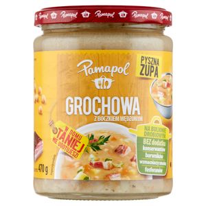 Hrachová polévka Pamapol s uzenou slaninou 470 G