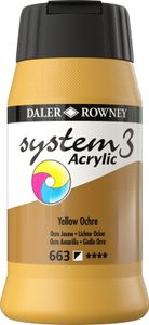 Daler Rowney System3 Akrylová farba Yellow Ochre 500 ml 1 ks