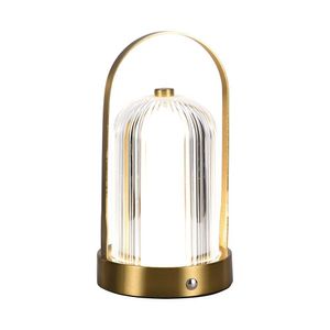 Gold Rechargeable Table Lamps - French - IP20 - 1W - 55 Lumen - 3IN1