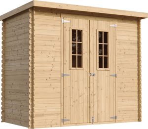 Holzhaus Gartenhaus mit Boden Imprägnierte 2,63 m2 TIMBELA M310C+M310G