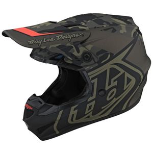 Troy Lee Designs Motocross Helm GP , Overload Camo - Grün Grau, XL