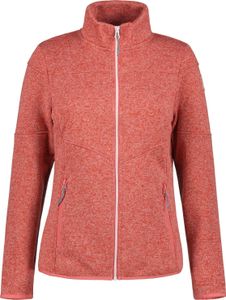 Icepeak Strickfleecejacke für Damen Anahola ohne Kapuze, Farbe:Rot, Größe:M