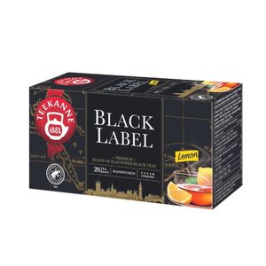 TEEKANNE - Black Label Lemon - Schwarzer Tee mit Zitrone - 33 g