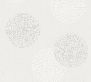 A.S. Création Vliestapete mit Glitter Simply White 4 Tapete creme weiß 10,05 m x 0,53 m 937922 93792-2