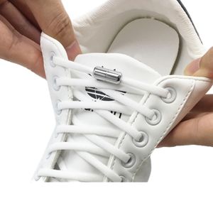 INF Elastische Schnürsenkel mit Verschluss 1 Paar Weiß