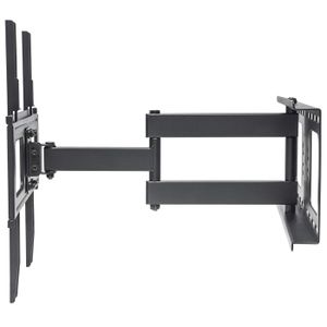 Manhattan Universal TV-Wandhalterung - neig- und schwenkbar - Ein Arm - geeignet für Flachbildschirme und Curved Displays von 32" bis 55"* und bis zu 50 kg - 50 kg - 81,3 cm (32 Zoll) - 139,7 cm (55 Zoll) - 200 x 200 mm - 400 x 400 mm - Schwarz