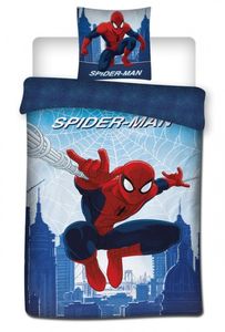 spider-Man Bettdeckenbezug 140 x 200 cm blau
