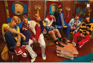 BTS - Poster Pizza TA6223 (Einheitsgröße) (Bunt)