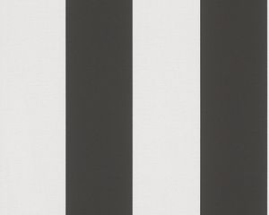 A.S. Création Vliestapete Elegance 3 schwarz weiß 10,05 m x 0,53 m 334213