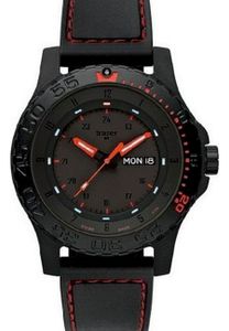 Traser H3 Watches Red Combat Rubber rote Naht 105503