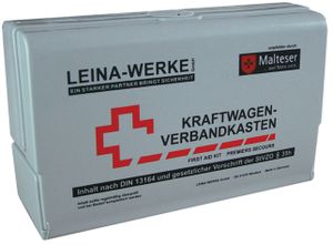 LEINA KFZ Verbandkasten Star Silver Edition Inhalt DIN 13164