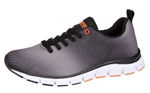 Boras Fashion Sports Uni Sneaker auch in Übergrößen Sprayed schwarz/grau 5201-0114, Herren:41 EU