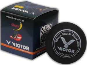 VICTOR SQUASHBALL double yellow - 1 lopta - DSQV match ball