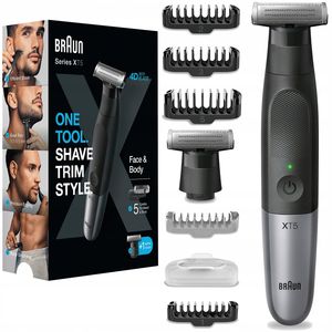 Braun | Trimmer XT5110 - Schwarz - Multifunktional - Hautschonend - Ergonomisch - Wasserdicht Braun | Trimmer XT5110 - Schwarz - Multifunktional - Hautschonend - Ergonomisch - Wasserdicht