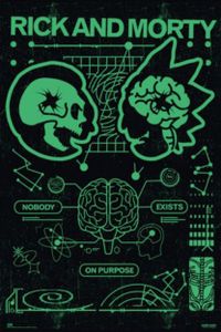 Poster Rick and Morty Nobody Exist on Purpose 61x91.5cm