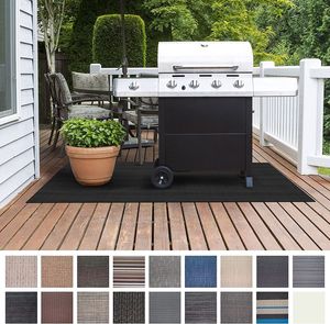 Grillschutzmatte Lucca BBQ Grillmatte Grillteppich Grillunterlage schwer entflammbar 90x120 cm