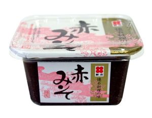 [ 300g ] SHINJYO MISO Suppen-Paste, DUNKEL [ Aka Shiro Miso ] Miso Suppe / Japan