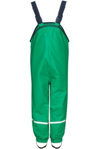 Playshoes Fleece-Trägerhose, in grün, Größe 92