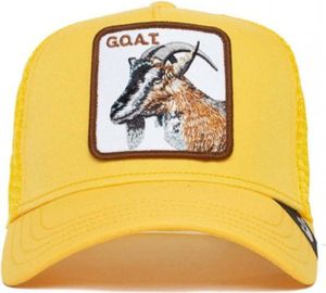 Goorin Bros. Trucker Cap Baseball Cap Mesh Hat Animal Patch Animal Motif, veľkosť:one-size, farba:The Goat - Yellow Goorin Bros. Trucker Cap Baseball Cap Mesh Hat Animal Patch Animal Motif, veľkosť:one-size, farba:The Goat - Yellow
