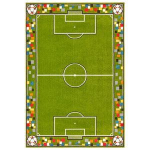 Kurzflor Kinderteppich Soccer Pitch, Größe:120x170 cm