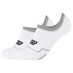 Skarpety Skechers 2PPK Cushioned Footy Socks SK44011-1000, Skarpety, Unisex, Weiß