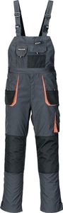 Herrenlatzhose Gr.52 dunkelgrau/schwarz/orange TERRATREND