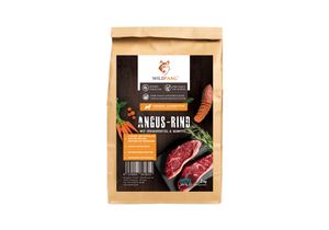 Wildfang Adult Premium Trockenfutter für Hunde mit 50% Angus Rind 6 kg, getreidefrei, glutenfrei, hypoallergen