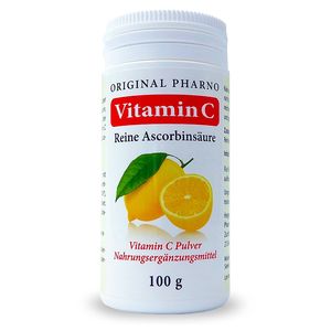 Original Pharno Vitamin C Pulver - 100g - Reine Ascorbinsäure