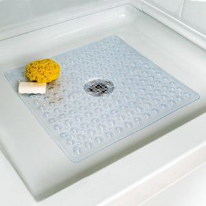 Duscheinlage rutschfeste Deluxe Bad / Duschmatte, PVC, Bubble-Effekt Anti Slip Klar 43 x 43 cm Duscheinlage rutschfeste Deluxe Bad / Duschmatte, PVC, Bubble-Effekt Anti Slip Klar 43 x 43 cm
