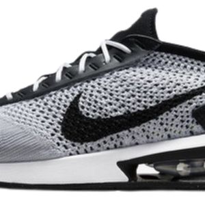 Nike Air Max Flyknit Racer - Herren Schuhe Platinum-Grau DJ6106-002 , Größe: EU 41 US 8