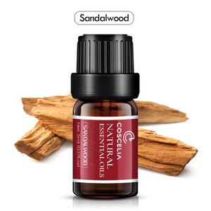 COSCELIA 5ML Aromatherapie Duftöl, Ätherisches Öl, Natürliche ätherische Öle, Duftöle für Diffusor, Luftbefeuchter, Entspannen #Sandelholzbaum