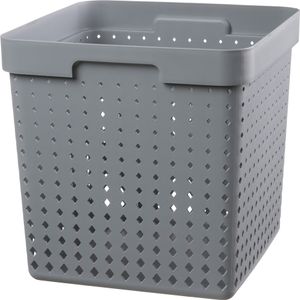NHG Aufbewahrungskorb SEOUL BASKET XL PP grau