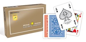 Modiano Golden Trophy Plastik Spielkarten Set