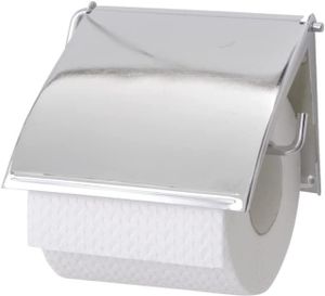 WENKO Toiletten Papier Halter Klo Rollen Ablage Deckel Cover Badezimmer WC