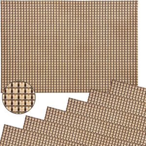 Tischset ELEGANCE alt-gold 6er Tischunterlage als Tischdeko