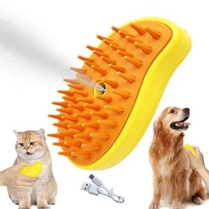 Elektrický hrebeň pre domáce zvieratá s funkciou rozprašovania Hrebeň pre psov Kefa pre domáce zvieratá - PETSTEAM